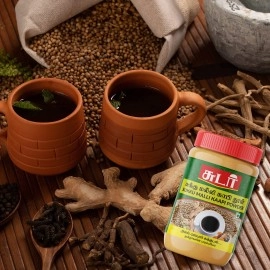 Sudar Sukku Kaapi Powder, Ginger Coriander Coffee Powder Instant 200 Grams Jar (Pack of 4)