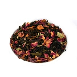 Saffron Cup Kashmiri Kahwa Green Tea - 100g | Premium Blend with Saffron-Infused Flavor, Cardamom, Rose Petals, Cinnamon & Almonds (Airtight Double-Lid Tin)