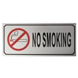 Buzz Cool Metal No Smoking Stickers | No Smoking S..