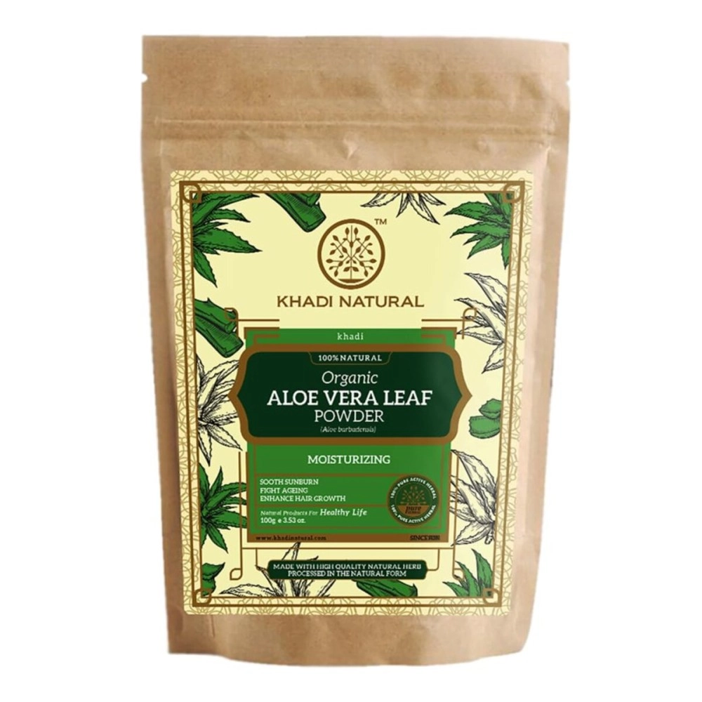 Khadi Natural Organic Aloe Vera Leaf Powder