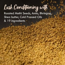 Nat Habit - Back To Natural Secrets Everyday 5-Oil Hibiscus Fresh Hair Mask for Growth, Hairfall Control & Smoothening For Dry, Frizzy Hair Treatment, 19 Herbs, Castor, Coconut, Argan,40g (Pack Of 3)