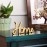 Purestory Tabletop Freestanding Home Sign,Decorative Metal Words Home Decor,Bedroom Kitchen Living Room Table Centerpiece Words.Decorative Metal Word Signs - Home - Gold