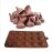 Perfect Pricee Chocolate Mold Ice Candle, Small Cake Brownie Christmas Muffins Silicone Tray (Kiss Chocolate)