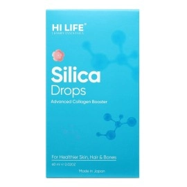 Hi Life Silica 1200 Drops Advanced Collagen Booster for Men & Women | Supports Glowing Skin, Lustrous Hair, Nails, Immune System, Bones, Joints & Tissues, Aids in Anti-ageing, Easy to Consume - 60 ML