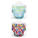 SuperBottoms Freesize UNO Cloth Diapers for Babies 3M - 3Y l 2 Shell with 2 Inserts l Washable & Reusable Diaper.