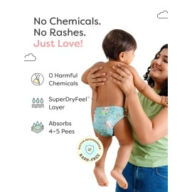 SuperBottoms Freesize UNO Cloth Diapers for Babies 3M - 3Y l 2 Shell with 2 Inserts l Washable & Reusable Diaper.