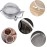 YANCI Stainless Steel Tea Ball Strainer Mesh Infuser Filter Reusable Spice Filter Ball Herbs Infuser with Extended Chain Hook for Loose Leaf Tea and Spices Seasoning (Mix, Set of 3 Piece)