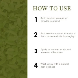 KHADI NATURAL Organic Powder Pack of 2 (Indigo + Natural Henna) (Net Qt. 2x100) 200gm