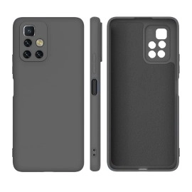 Winble Back Case Cover for Mi Redmi 10 Prime Back Cover Case Camera Protection Soft Silicon Protective Back Cover Designed for Mi Redmi 10 Prime (Black)