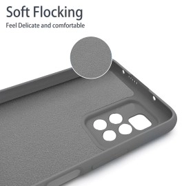 Winble Back Case Cover for Mi Redmi 10 Prime Back Cover Case Camera Protection Soft Silicon Protective Back Cover Designed for Mi Redmi 10 Prime (Black)