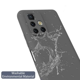 Winble Back Case Cover for Mi Redmi 10 Prime Back Cover Case Camera Protection Soft Silicon Protective Back Cover Designed for Mi Redmi 10 Prime (Black)