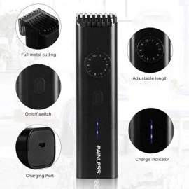 Painless beard trimmers machine mi style trimmer precision trimmer best beard trimmer Runtime: 45 min Trimmer for Men (Black)