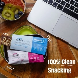 The Whole Truth - Energy Bars | SUPERSAVER Pack All-Flavours | Pack of 10 x 40g | Dairy Free & Sugarfree | No Artificial Sweeteners | No Preservatives | All Natural | Healthy Snack