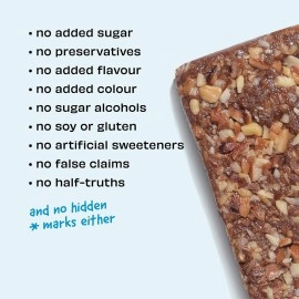 The Whole Truth - Energy Bars | SUPERSAVER Pack All-Flavours | Pack of 10 x 40g | Dairy Free & Sugarfree | No Artificial Sweeteners | No Preservatives | All Natural | Healthy Snack
