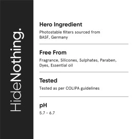 Minimalist Sunscreen SPF 50 PA++++ | Clinically Tested in US (In-Vivo) | Lightweight with Niacinamide| No White Cast | Broad Spectrum Face Sunscreen | For Women & Men