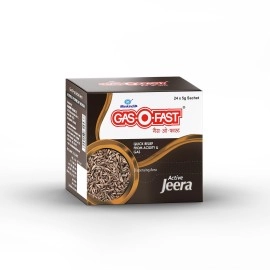 Mankind Gas-O-Fast For Relieving Acidity, Active Jeera- 5 g Sachet (Pack of 24)