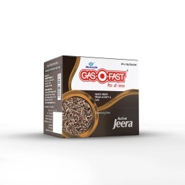 Mankind Gas-O-Fast For Relieving Acidity, Active Jeera- 5 g Sachet (Pack of 24)