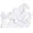 TREEMAISON Vastu White Horse Statue | Two Running Horses for Success & Good Luck | Feng Shui Positive Energy Decor | Perfect for Business Growth | Decorative Sculpture for Home & Office