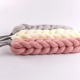 ELECSA? Stretchable Long Braided Back Scrub Scrubber Exfoliating Loofah Bath Multicolored Pack Of 5