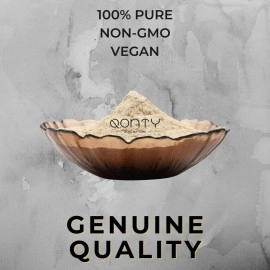 Qonty Defatted Soya Flour | 52% Protein, 1.5% Fat | Lab Tested | 8 gm Protein Per Roti | No Preservatives | Gluten Free | Rich in Micro Nutrients (750 g)