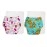 SuperBottoms BASIC EASY - Pack of 2 | 2 Cloth diaper+2 inserts- Freesize Adjustable, Washable and Reusable Cloth Diaper for babies 0-3 Years | - Assorted 2