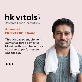hk vitals Advanced Multivitamin with BCAA - Minerals, Amino Acids, Hyaluronic Acid, and Antioxidants - 60 Multivitamin Tablets - Immunity & Energy