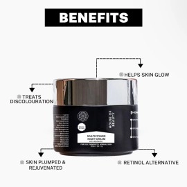 HOUSE OF BEAUTY Multivitamin Nourish Night Face Cream with Revinage For Skin Glow, Winkles & Fine Lines, Suitable For Dry, Normal & Sensitive Skin Types |Natural retinol (100 ml) Pack of 1