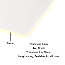 BUZZ COOL Acrylic Display stand | Clear Acrylic L-Shape Table Display | Label Price Tag Name Card QR Code Menu Card Holder | For School Office Counter Restaurant Supermarket (6 x 4 inch inch, 2 Pcs)