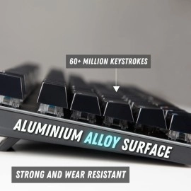 RAPOO V500 PRO Full Size RGB Mechanical USB-A Gaming Keyboard -Spill Resistant, Anti-Ghosting, Conflict Free Design, Compatible with Windows, macOS - Black