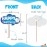 WOBBOX First Tooth Photo Booth Party Props (13 Pcs) with First Tooth Bunting Banner, Blue Colour Stylish Font, First Tooth Decoration, First Tooth Decoration Items for Baby, Design 2, Baby Boy - Blue