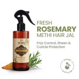 Nat Habit Rosemary Conditioning Methi Jal - Hair Serum, Hair Spray For Hair Growth, Hairfall Control, Smoothening, Softening With Apple Cider Vinegar,Methi, Rosemary & Sage 200ml