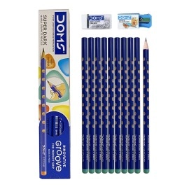 Doms Groove Super Dark HB/2 Graphite Pencils (Pack..