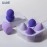 GUBB Beauty Blender For Face Makeup | Foundation Blending Beauty Sponge, Flawless for Liquid, Cream, Foundation & Powder | Makeup Sponge (Purple) - Set of 4