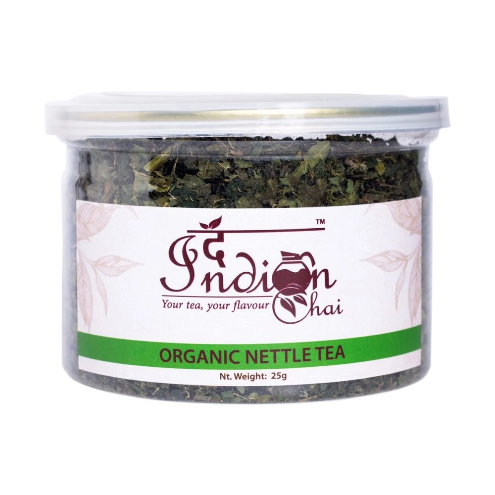 The Indian Chai - Organic Nettle Tea, Urtica Dioica, Herbal Tea for Blood Pressure, 25g - 50 Cups