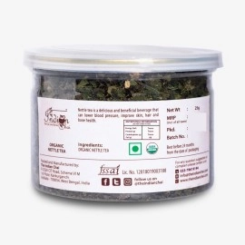 The Indian Chai - Organic Nettle Tea, Urtica Dioica, Herbal Tea for Blood Pressure, 25g - 50 Cups