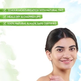 Mamaearth Rose Tinted 100% Natural Lip Balm for bright Lips, With Rose & Castor Oil For 12 Hour Moisturization - 2 g