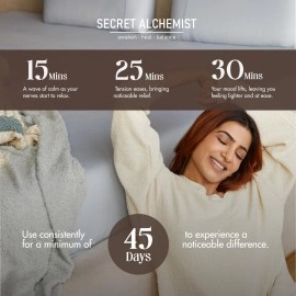 Secret Alchemist Calm Relaxation Rollon Oil | Stress Buster | Calms Down Nerves | Contains Pure Lavender & Sandalwood Essential Oil | Pack of 1-10ml