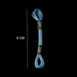 RSP Quality bit Mettalic Hand Embroidered Cotton Thread Skeins Set For Craft & Projects (Multicolor, Pack Of 25), 100 Gram