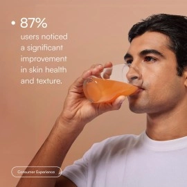 HealthKart HK Vitals Skin Radiance Collagen Powder, Marine Collagen (Orange, 200 g), Collagen Supplements for Women & Men with Biotin, Vitamin C, E, Sodium Hyaluronate, for Healthy Skin, Hair & Nails