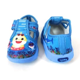 Coolz Kids Chu-Chu Sound Musical First Walking shoes Star-7 for Baby Boys and Baby Girls for 9-24 Months (BLUE, 21_months)