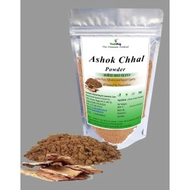 VY VedaYug Ashoka Bark Powder, 100g | Ashoka Chaal (Saraca Indica) Asoca Chhal Powder Pure and Organically Processed Fine Powder | Food-Grade Stand-Up Zipper Pouch - 100g