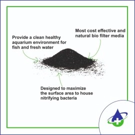 WATER CLINIC: CARE FOR WATER CARE FOR LIFE Granulated Activated Carbon/for Water Purification and Air Purification/Aquarium/Fish Tanks/Pure Activated Charcoal Rocks (500g)