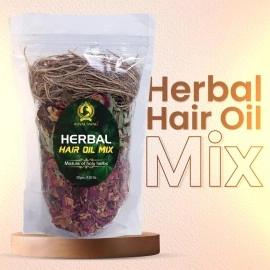 Royal Swag Ayurvedic Herbal Hair Oil Mix 30 g x 2 packs for Healthy Hair Growth Packed with Goodeness of Ayurvedic Natural Dried Herbs For Oil Infusion | Made In India | Pack of 2(1 pack = 1 Oz/30 gm)