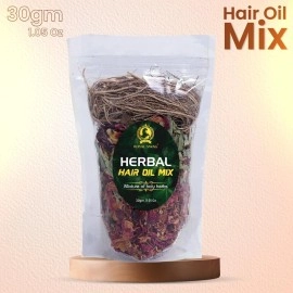 Royal Swag Ayurvedic Herbal Hair Oil Mix 30 g x 2 packs for Healthy Hair Growth Packed with Goodeness of Ayurvedic Natural Dried Herbs For Oil Infusion | Made In India | Pack of 2(1 pack = 1 Oz/30 gm)