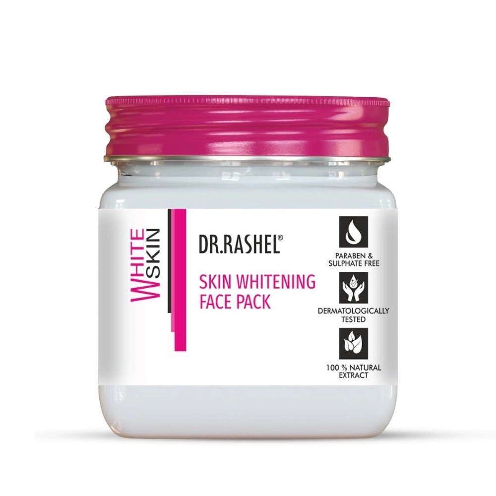 Dr.Rashel WHITE SKIN FACE PACK For Skin Whitening, Skin Lightening, Dark Spot, Reduce Pigmentation (380 ml)