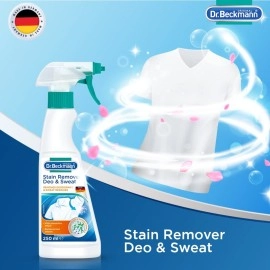 Dr. Beckmann Deo & Sweat Stain Remover Spray | Special Stain Remover for Antiperspirant, Deodorant and Sweat Stains