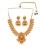 Shining Diva Fashion Latest Stylish Choker Traditional Temple Necklace Jewellery Set for Women (12086s), Golden, One