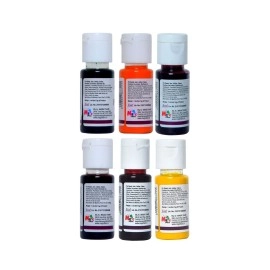 PAPILON Set of 6 Flavouring Emulsions of 20ml l For sharbat/Icecream/icegola/cake/cookies