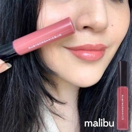 Ruby\'s Organics Lip Oil Gloss for Women and Girls, All Skin Tones- Moisturizing, Long Lasting, Non Sticky and Non Drying Formula, Glossy Texture, Natural Lip Makeup, Paraben Free - Malibu, 6.5ml