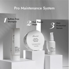 iluvia Hydrophobic Hair Repair Mask (Humidity-Resistant, Anti-Frizz Hair Mask, Restores The Hairs Moisture Balance, Repairs Dry, Brittle, Chemically Treated Hair, 200 Gram - Fresh